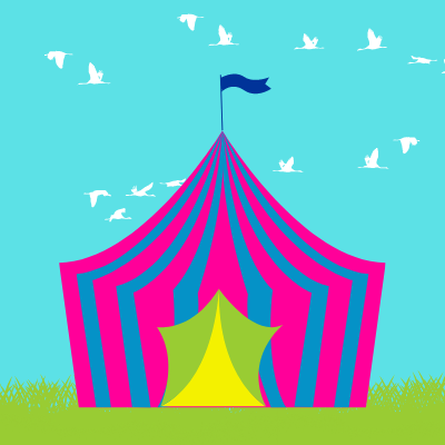 Digital Summer Fair tent